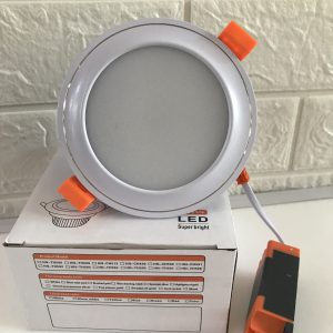 Đèn Led Âm Trần 7W Asian Viền Trắng Mặt Cong