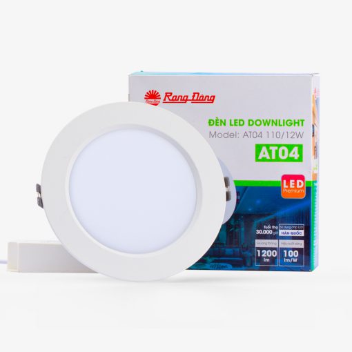 Đèn LED âm trần Downlight AT04 12W D110 Rạng Đông - Ảnh 3
