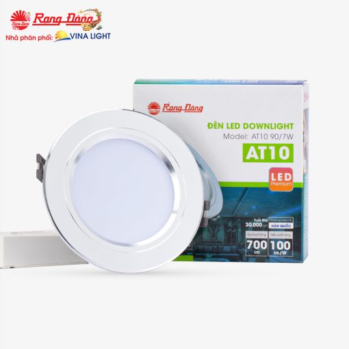 Đèn LED âm trần Downlight AT10 7W D90 Rạng Đông - Ảnh 4