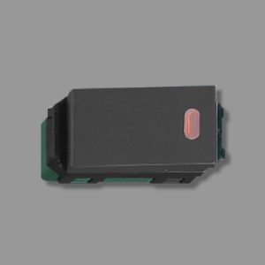 Công Tắc B Đơn 1 Chiều Mầu Đen WEG5151-51KH Có Đèn Báo OFF