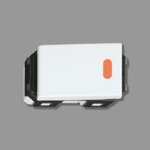 Công Tắc B Đơn 1 Chiều Mầu Trắng WEG5151-51SWK Có Đèn Báo OFF