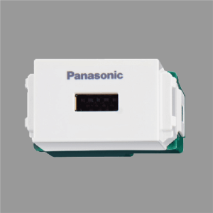 Ổ Cắm USB 1 Cổng WEF108107-VN Mầu Trắng