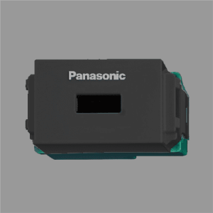 Ổ Cắm USB 1 Cổng WEF108107H-VN Mầu Đen