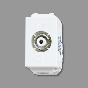 Ổ Cắm Tivi Cáp Đồng Trục WEV2501SW Mầu Trắng