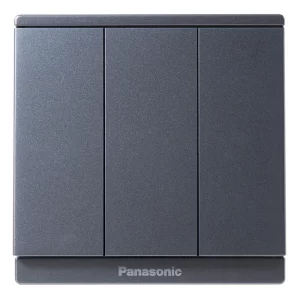 Bộ 3 Công Tắc B , 1 Chiều Moderva WMF505 Mầu Vàng Ánh Kim, Xám Ánh Kim
